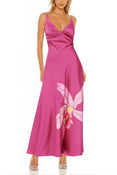 The Maribel | Pink Floral Gown