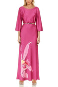 The Dahlia | Pink Floral Gown