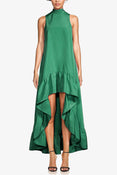 The Yolanda | Green High-Low Maxi Gown