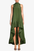 The Yolanda | Olive High-Low Maxi Gown