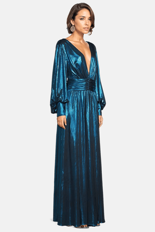 The Kathy | Turquoise Maxi Gown