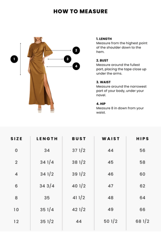The Marie | Gold Cutout Maxi Gown