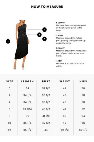 The Alana | Black Pleated One-Shoulder Cocktail Dress
