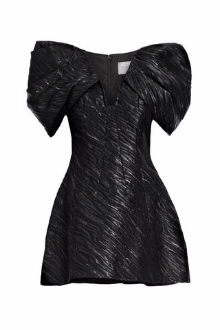 The Aime | Animal Jacquard Mini Dress