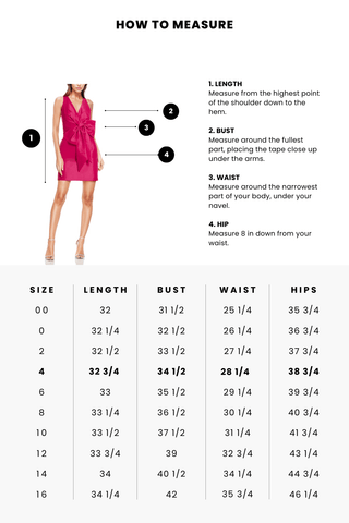 The Amira | Hot Pink Bow Mini Cocktail Dress