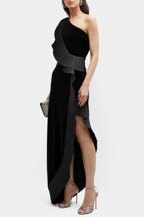 ワンピース theredthread S oval pleats dress THEREDTHREAD / ザレッドスレッド】S oval pleats dress