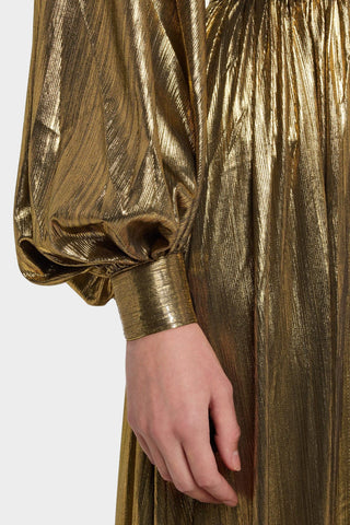 The Kathy | Gold Maxi Gown