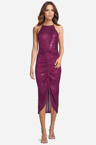 The Val | Sequin Midi Cocktail Dress