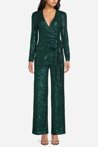 The Frankie | Emerald Green Sequin Pant