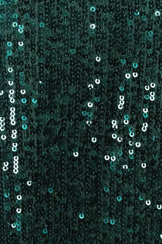 The Frankie | Emerald Green Sequin Wrap Jacket