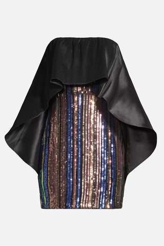 The Leila | Strapless Sequin Mini Dress