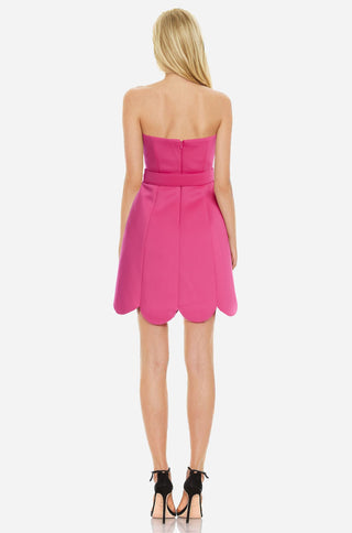 The Maya | Hot Pink Strapless Mini Dress