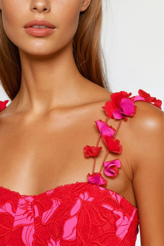MC0145_The_Athena_Floral_Sleeveless_Pink_Red_Midi_Dress_Close_Up