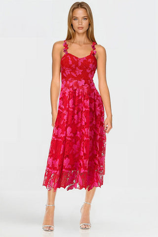 MC0145_The_Athena_Floral_Sleeveless_Pink_Red_Midi_Dress_Front