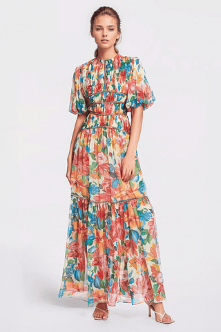 The Francesca | Floral Maxi Gown