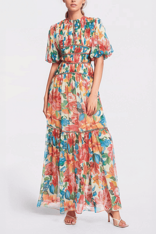 The Francesca | Floral Maxi Gown
