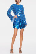 The Madison | Blue Paillette Mini Dress