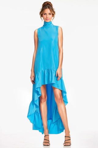 The Yolanda | Blue High-Low Maxi Gown