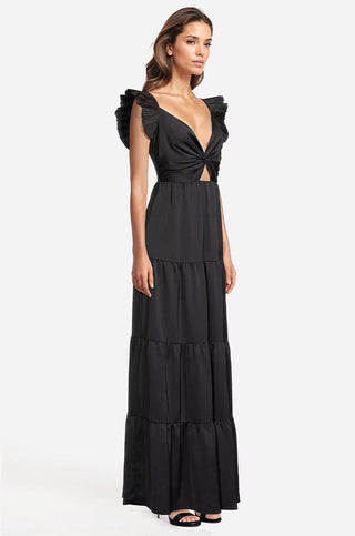 The Natalia | Black Patio Maxi Dress