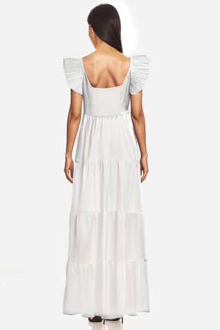 The Natalia | White Patio Maxi Dress