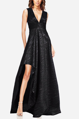 The Whitney | Animal Jacquard Maxi Dress