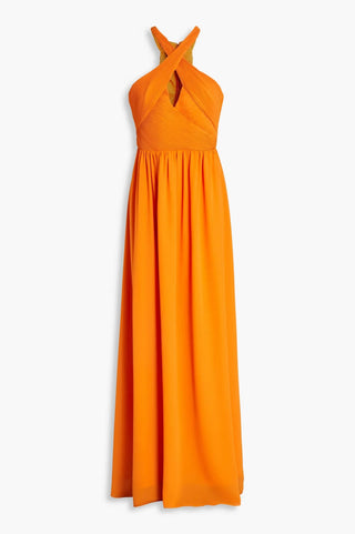 The Joann | Orange Maxi Cocktail Dress