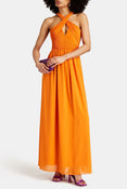 The Joann | Orange Maxi Cocktail Dress