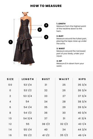 The Blair | Strapless Ruffle Printed Gown