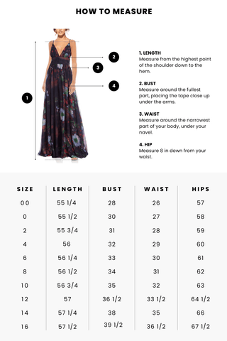 The Andrea | Triangle Plunge Floral Gown