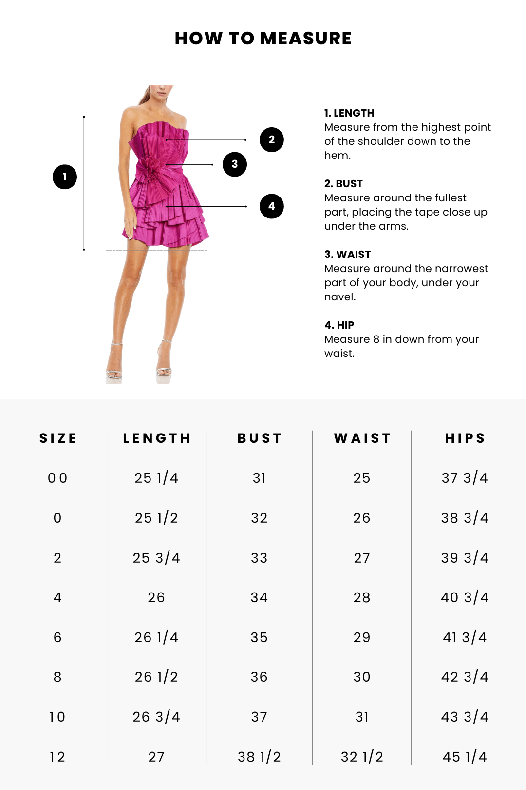 ONE33 Social | The Eleanor | Fuchsia Strapless Rosette Mini
