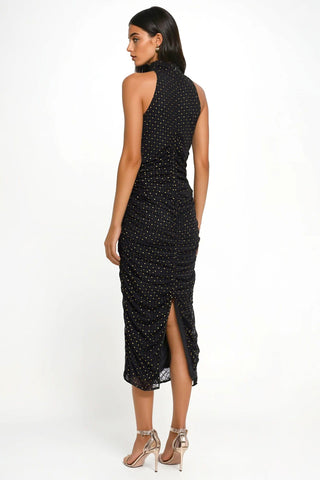 The Elise | Polka Dot Midi Dress