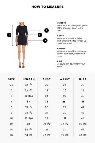 The Silva | Black Scallop Sleeved Mini Dress
