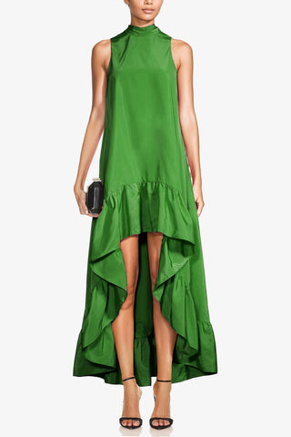 The Yolanda | Green High-Low Maxi Gown