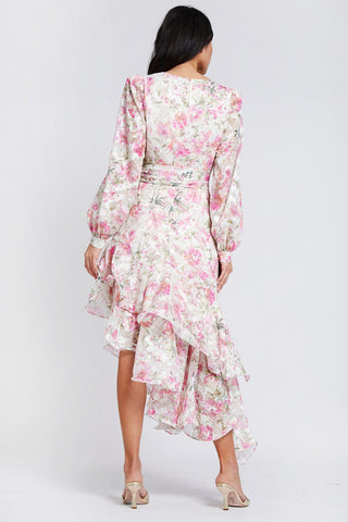 The Shaina | Floral Ruffle Dress
