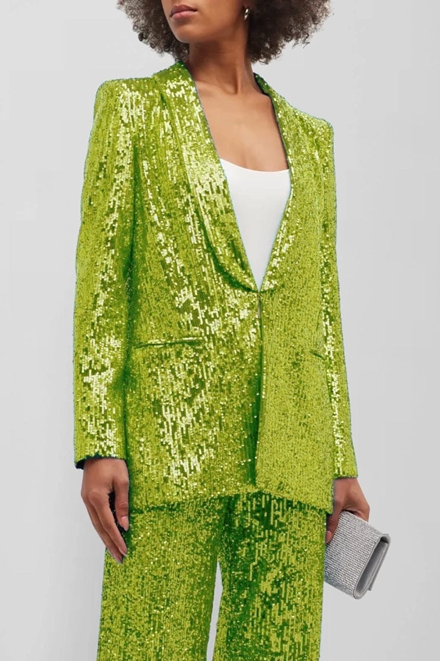 Green sales sparkly jacket